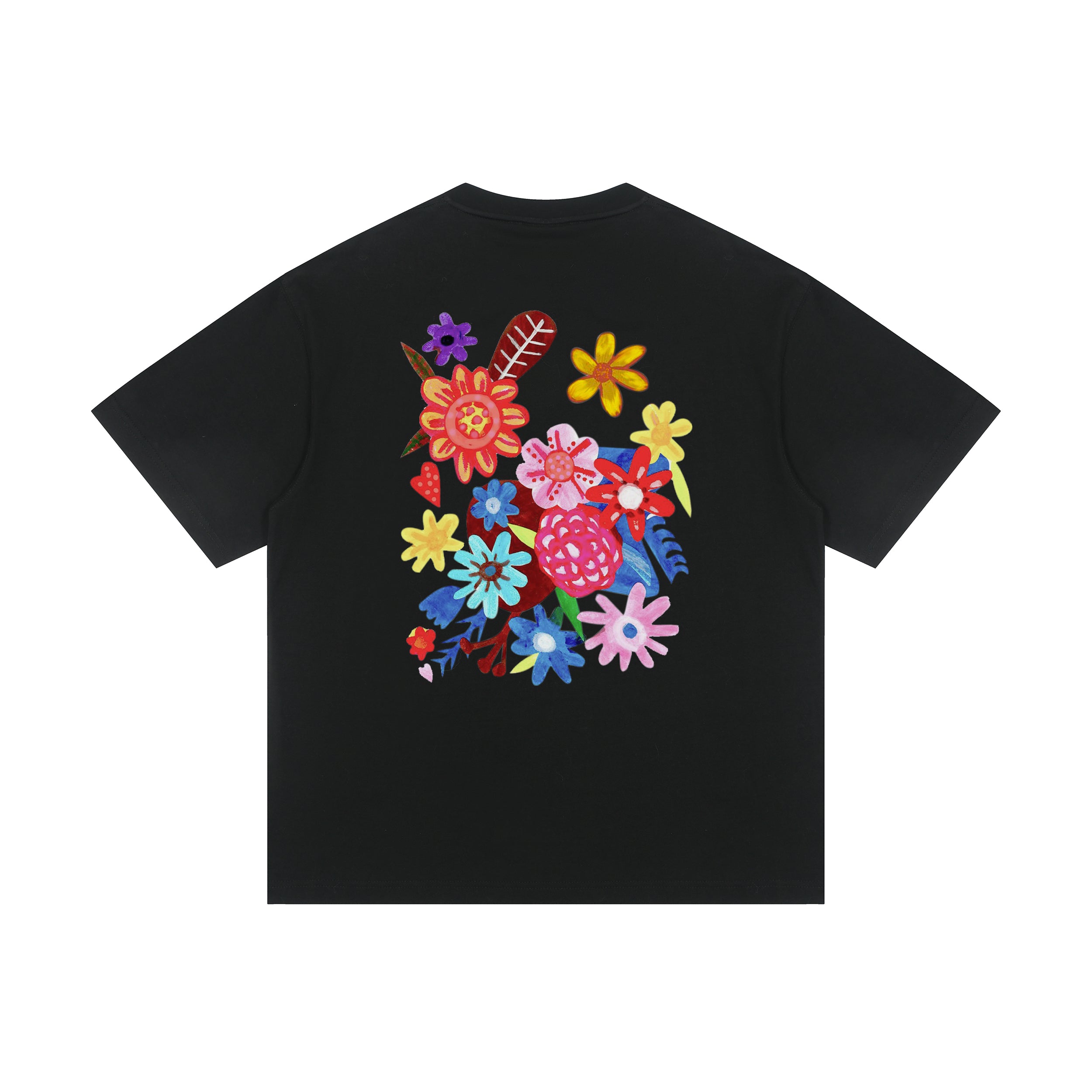 Flower printing T-shirt, Chic And Stylish Tops For Summer Street Wear