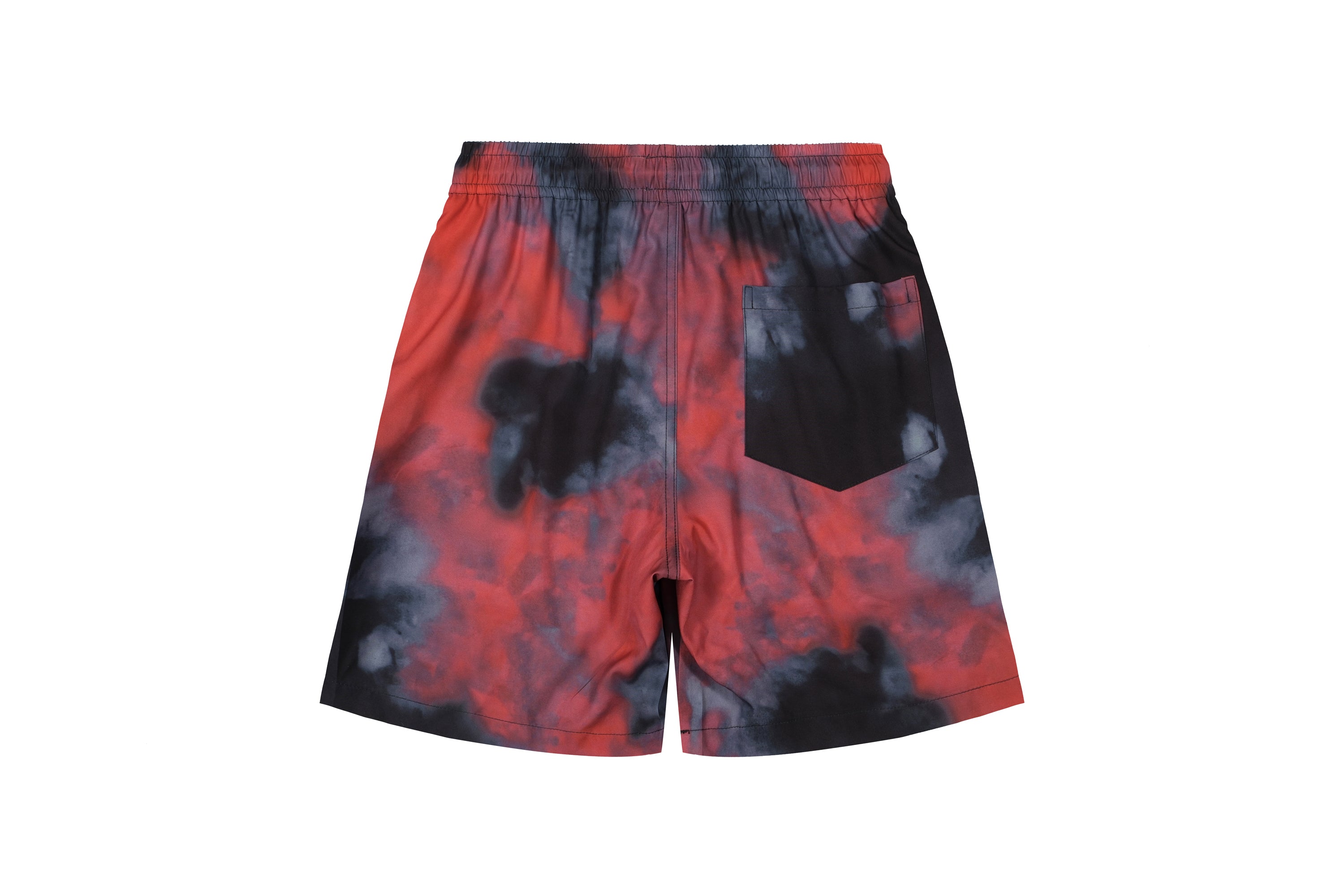 E equals MC squared  Tie-dye gradient drawstring sports shorts